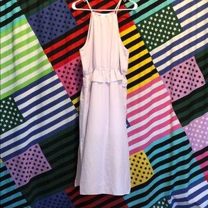 Lavender High Neck Line BCBGeneration Midi Dress!